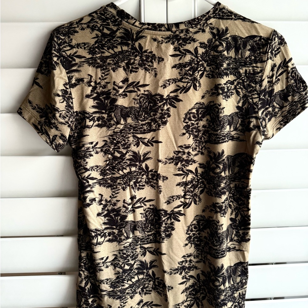 L'AGENCE Safari Ressi Short sleeve Top NWT S - Picture 5 of 5